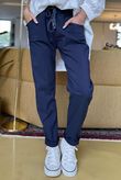 Made in Italy Luxury Smooth Magic Trouser Navy 